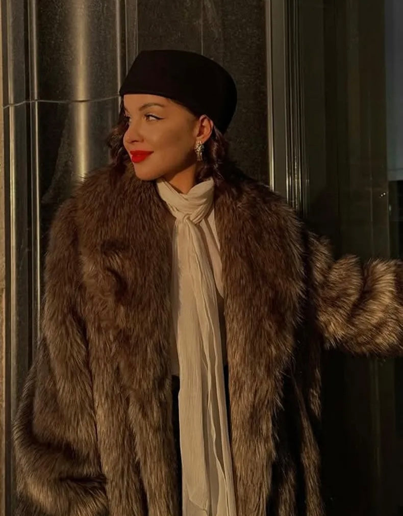 Faux Fur Winter Coat