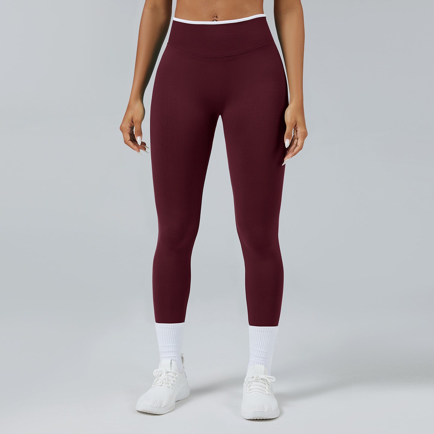 High‑Waisted Quick‑Dry Yoga Pants