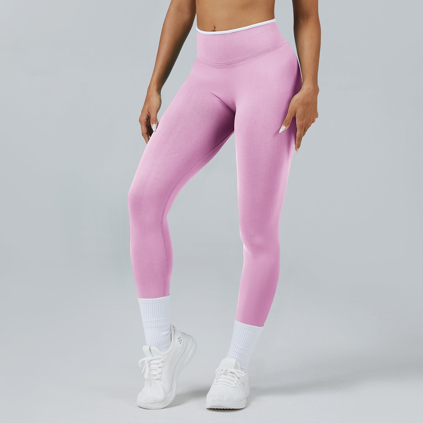 High‑Waisted Quick‑Dry Yoga Pants