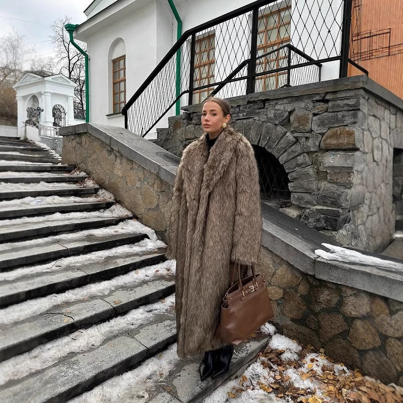 Faux Fur Winter Coat