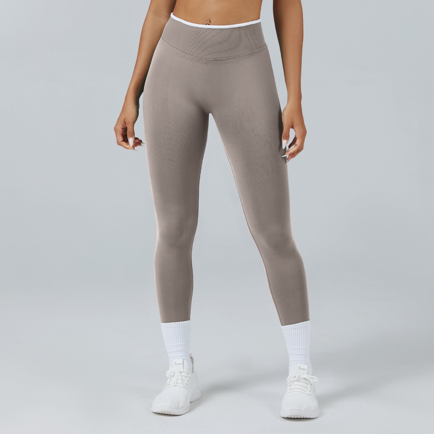High‑Waisted Quick‑Dry Yoga Pants