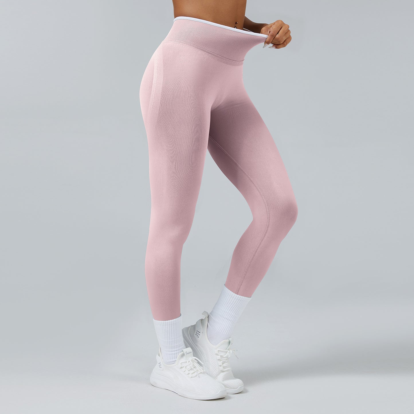 High‑Waisted Quick‑Dry Yoga Pants