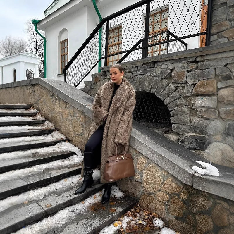 Faux Fur Winter Coat