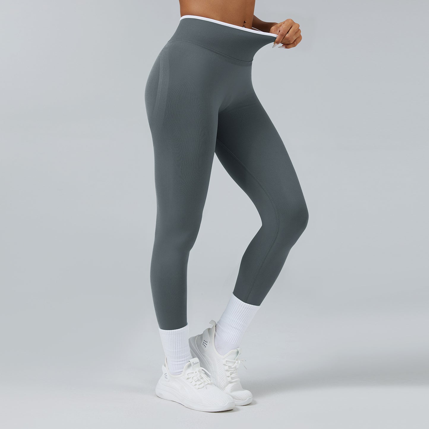 High‑Waisted Quick‑Dry Yoga Pants