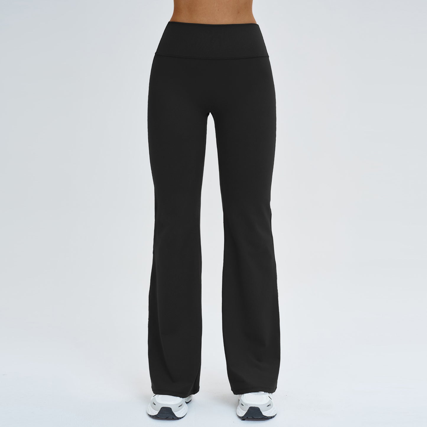 High‑Waisted Flared Sport Pants