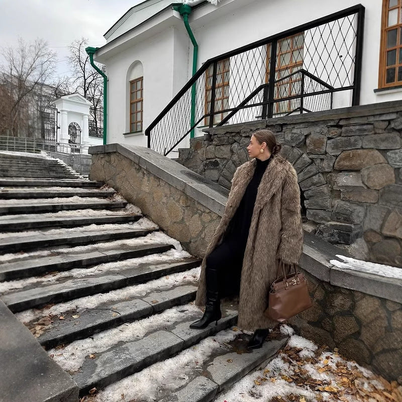 Faux Fur Winter Coat